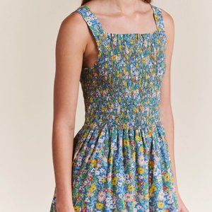 TROVATA Birds of Paradise Dolores Dress in Summer Fields XS